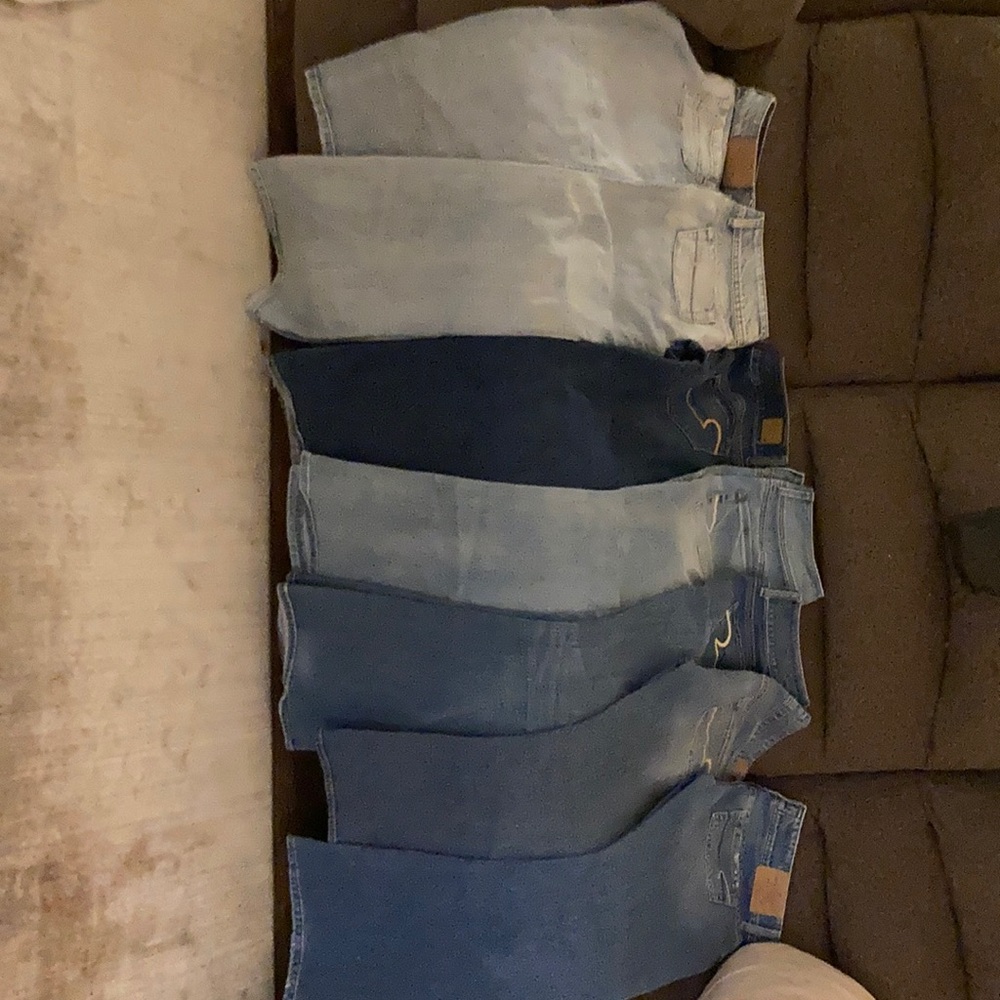 American Eagle jeans (sizes vary!!) Vintage denim